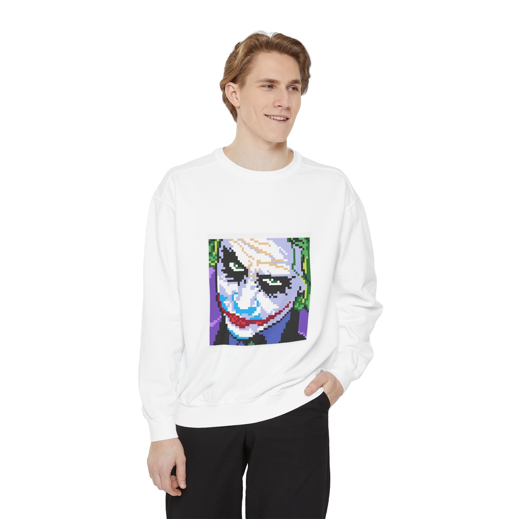 Joker Pixel Art Sweatshirt